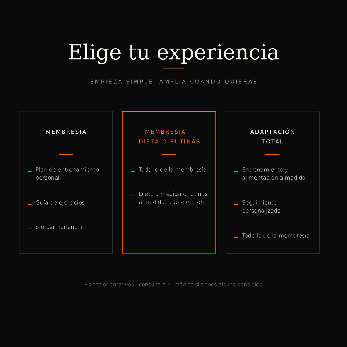 Membresía de Asesoría Personal