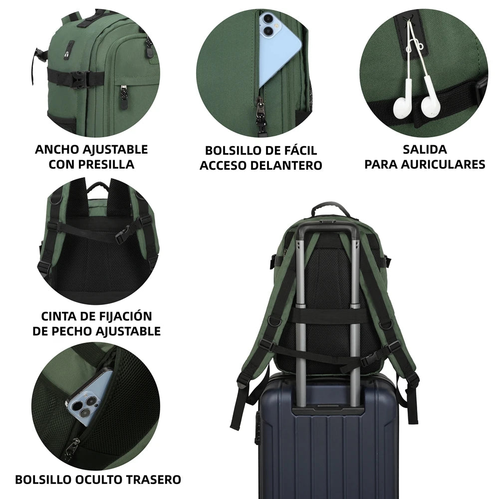 Mochila de cabina 40×20×25