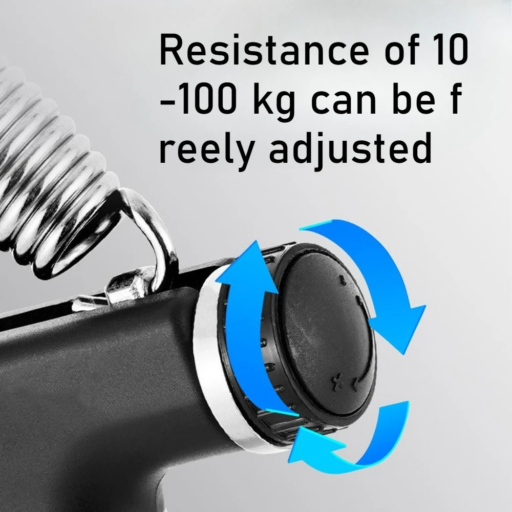 Entrenador de agarre con resistencia ajustable