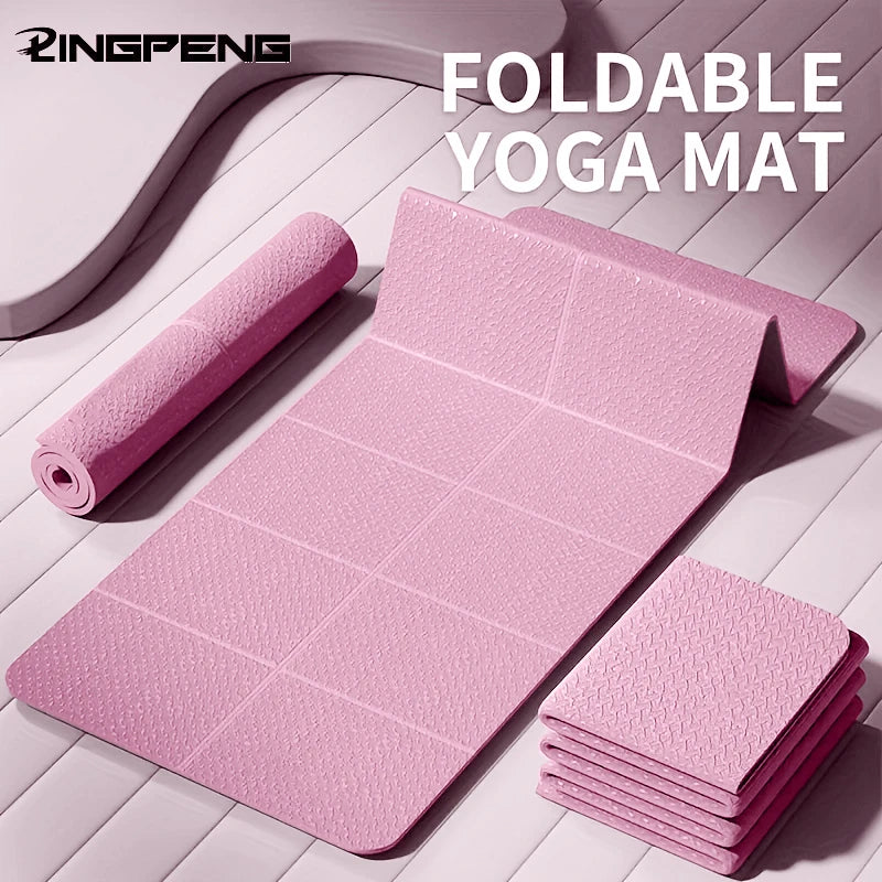 Esterilla de yoga plegable de TPE (183 × 61 cm)