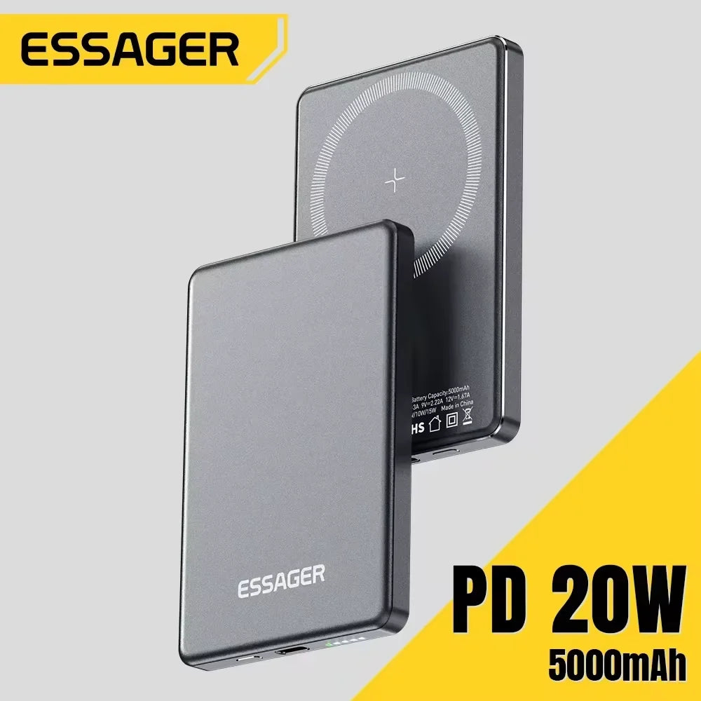 Batería magnética fina 5000 mAh
