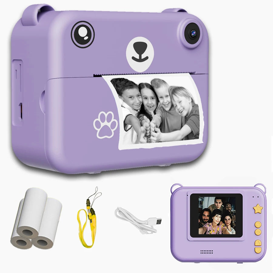 Cámara de fotos instantánea para niños