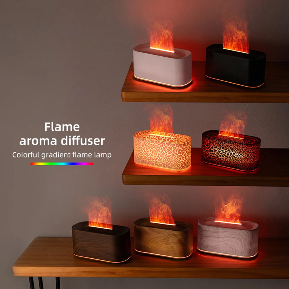 Difusor de aromas con efecto llama