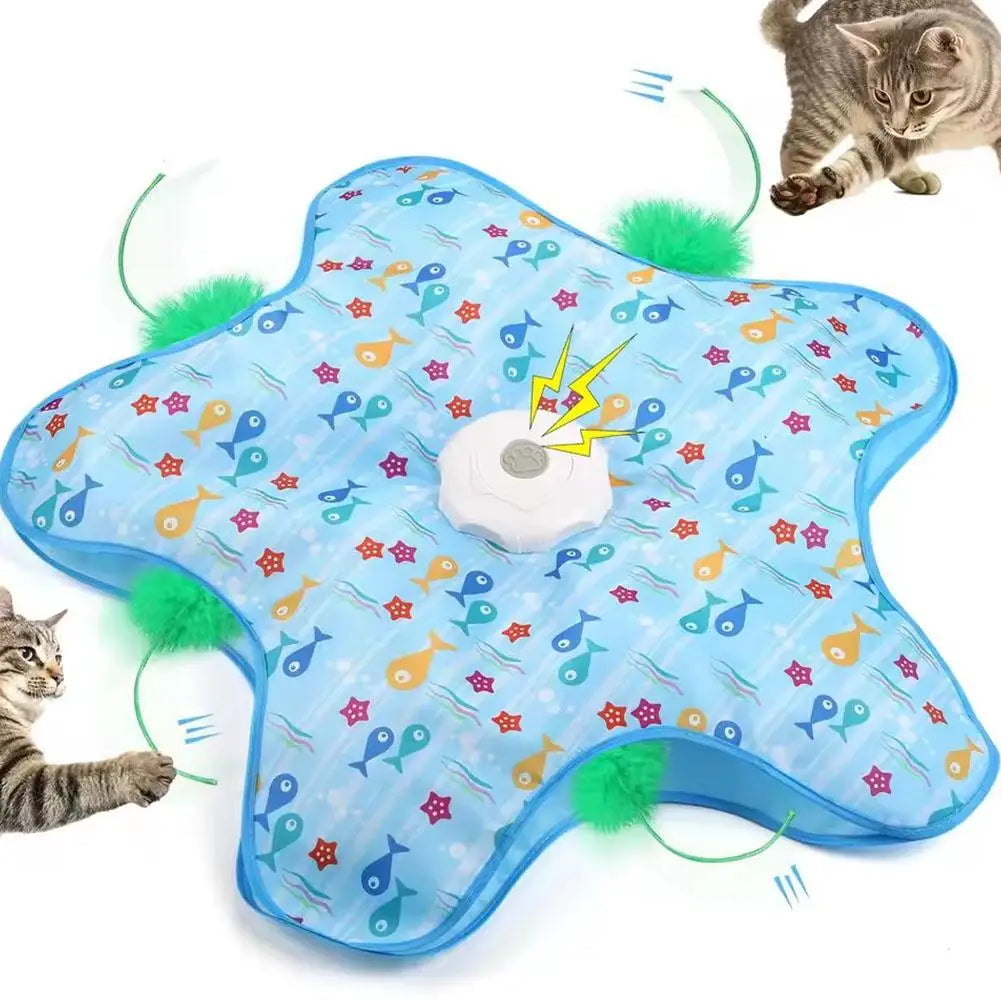 Juguete interactivo con presa escondida para gatos
