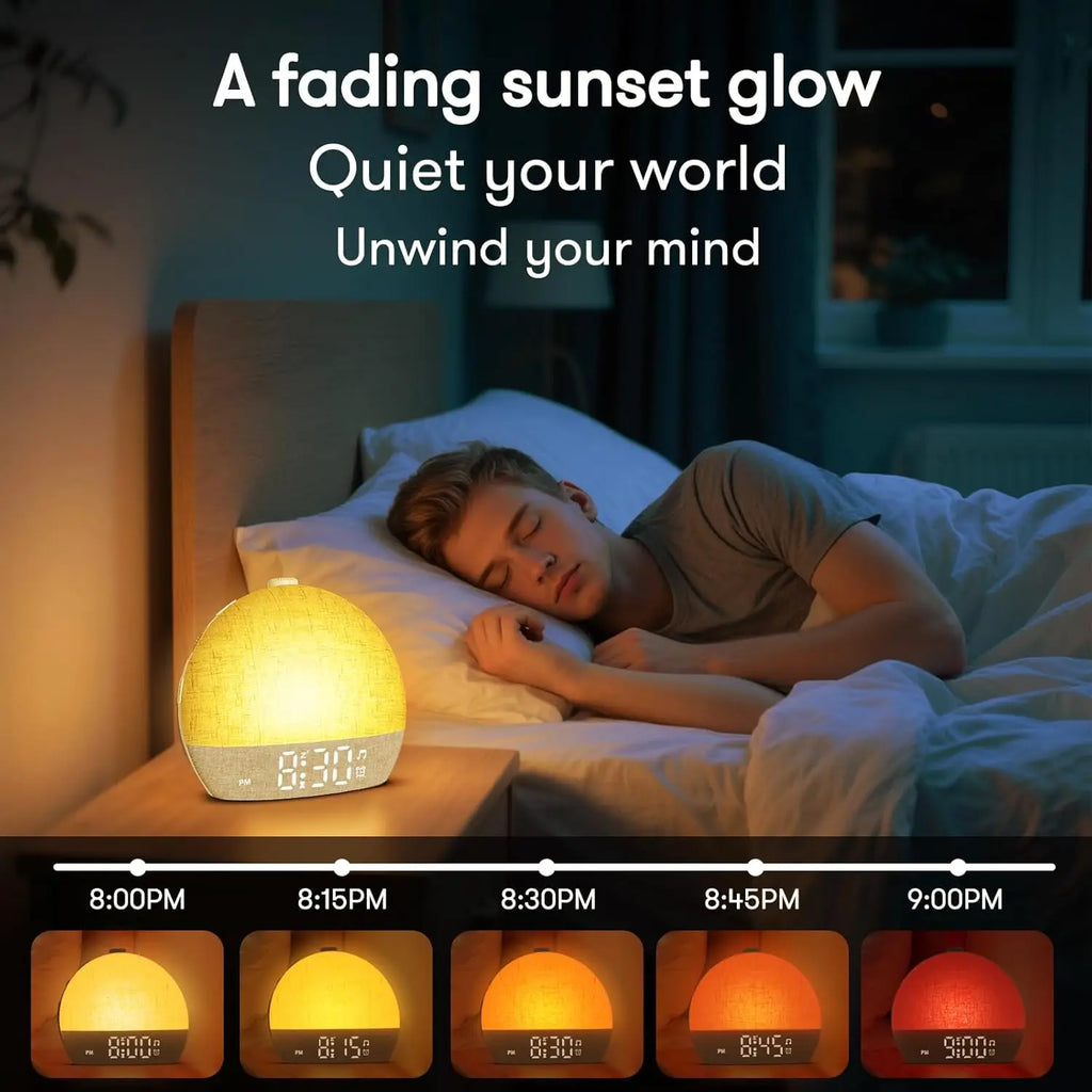 Despertador con luz de amanecer