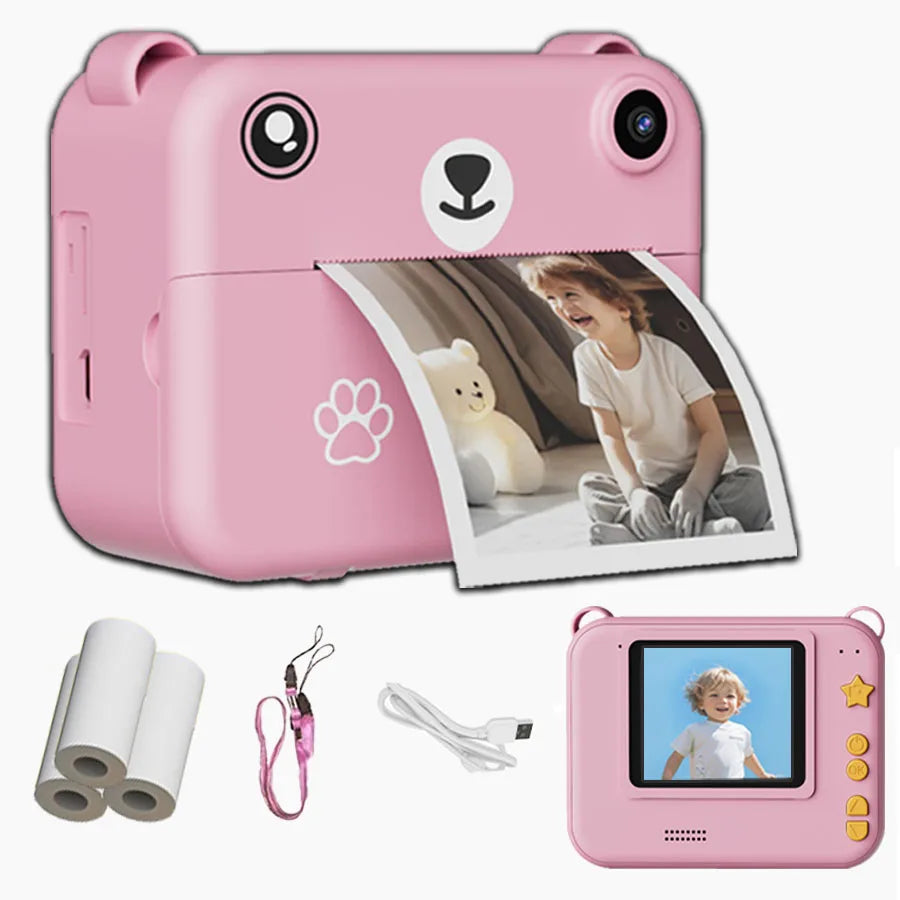Cámara de fotos instantánea para niños