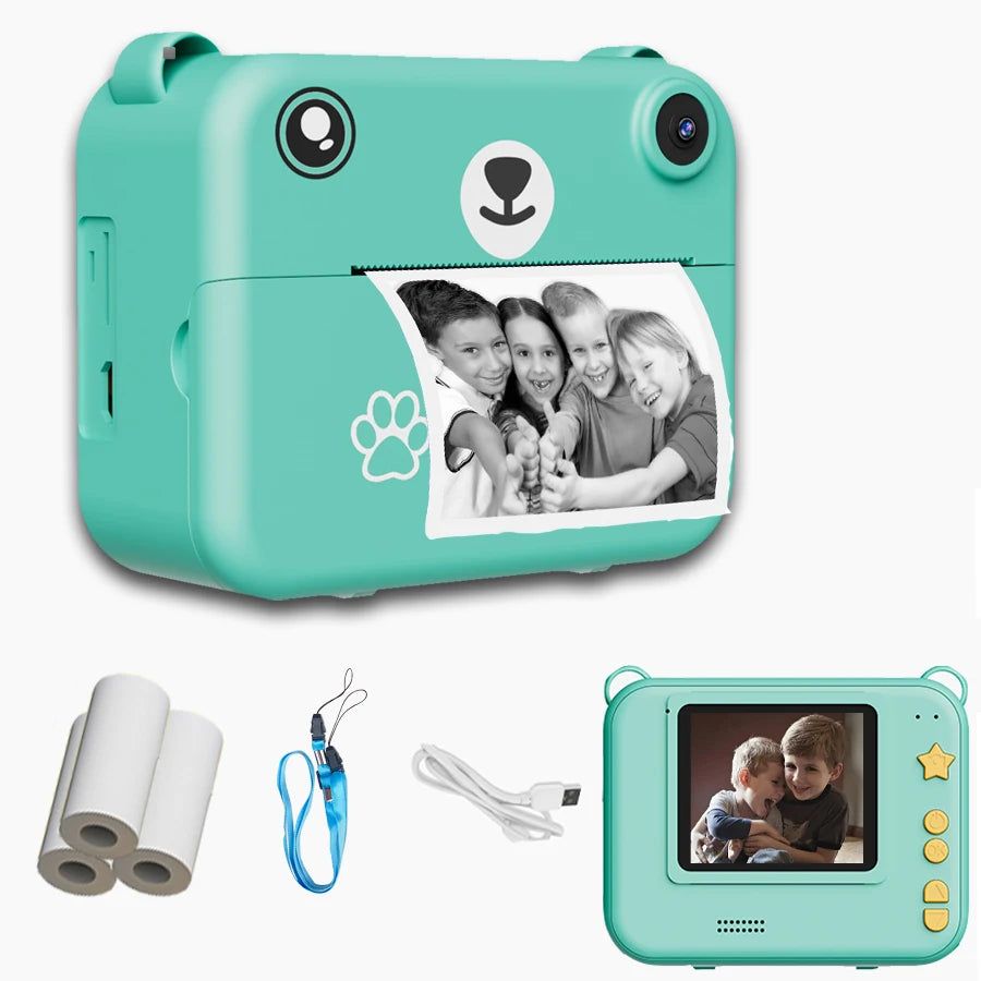 Cámara de fotos instantánea para niños