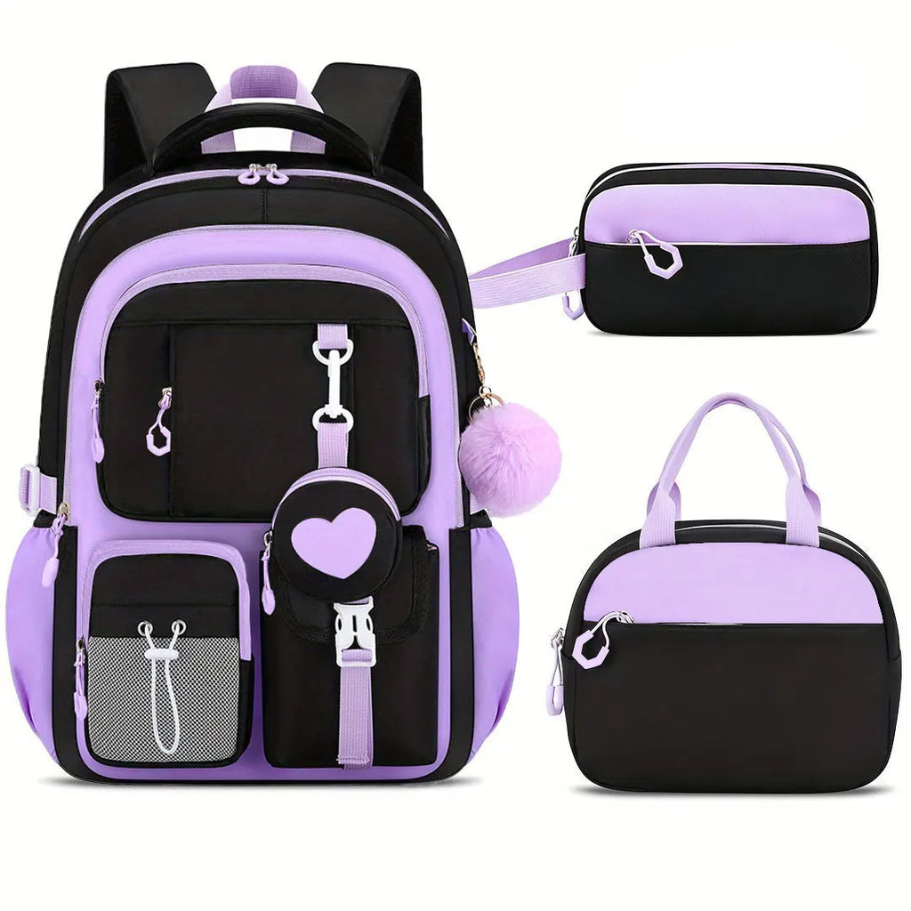 Set escolar mochila, fiambrera y estuche