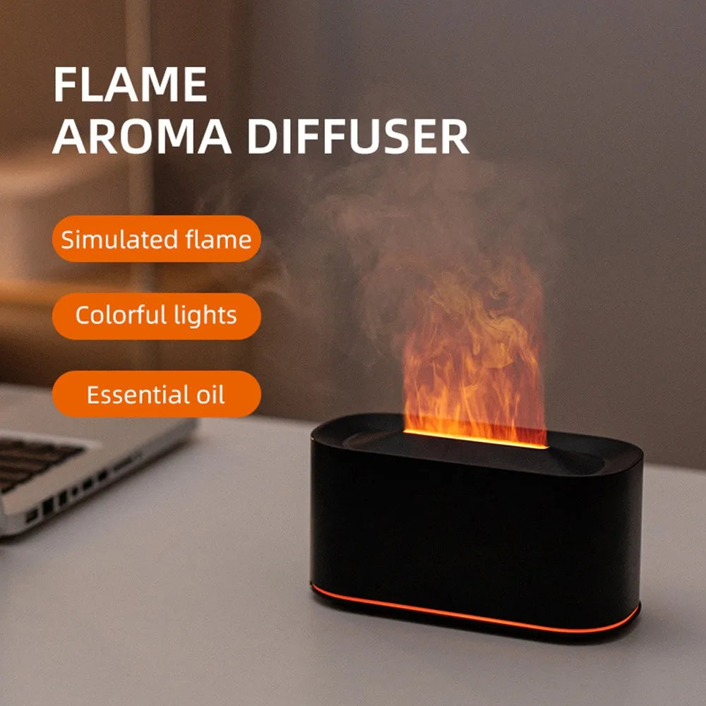 Difusor de aromas con efecto llama