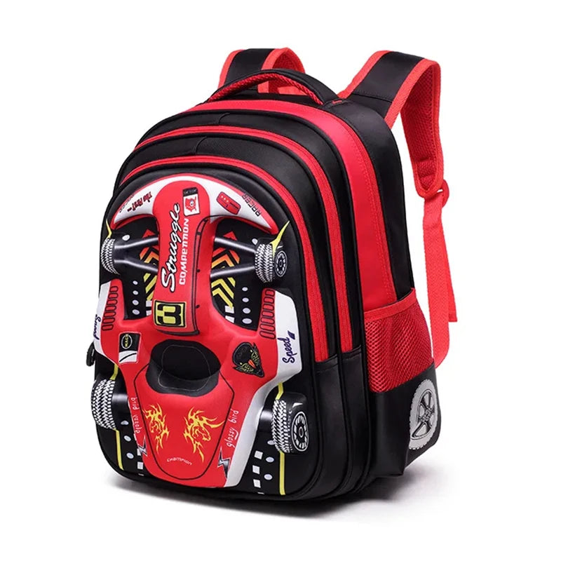 Mochila coche 3D para preescolar