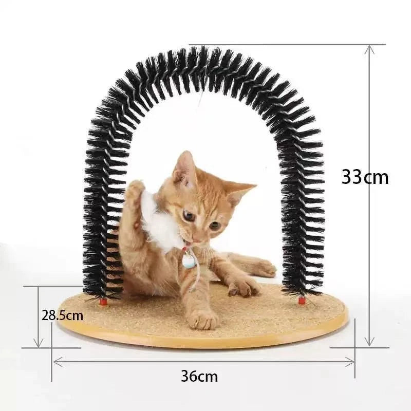 Arco de autocepillado para gatos
