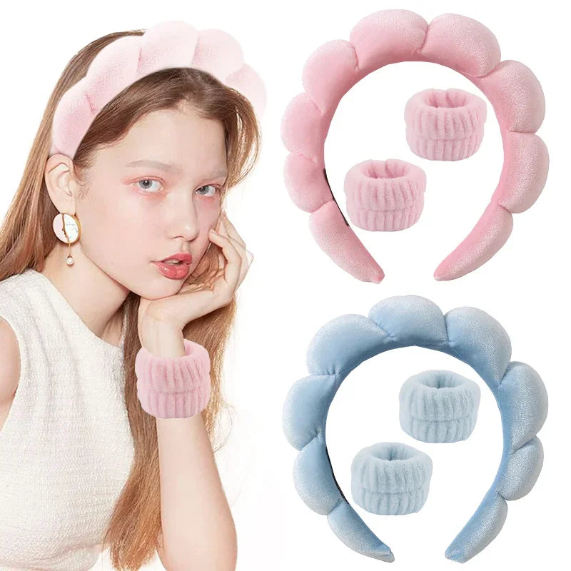 Set spa: diadema y muñequeras
