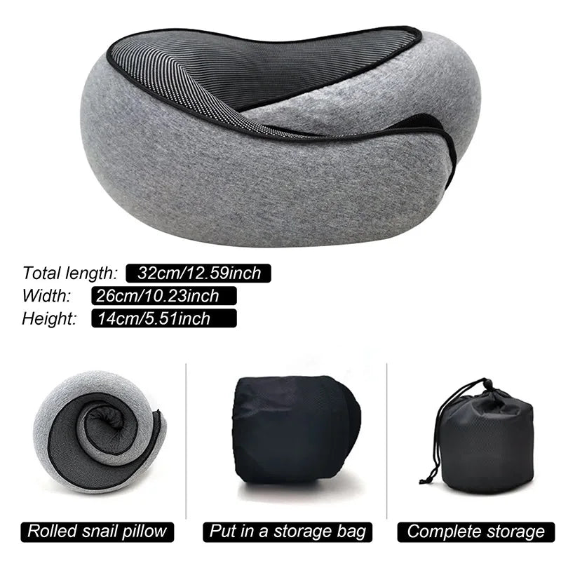 Almohada de viaje viscoelástica