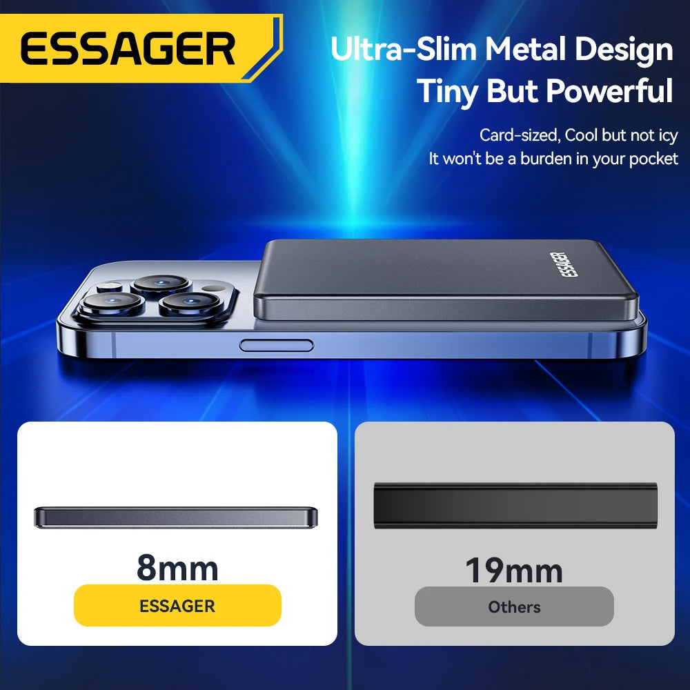 Batería magnética fina 5000 mAh