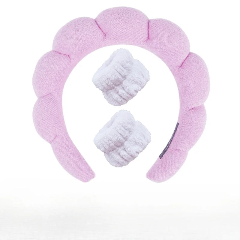 Set spa: diadema y muñequeras