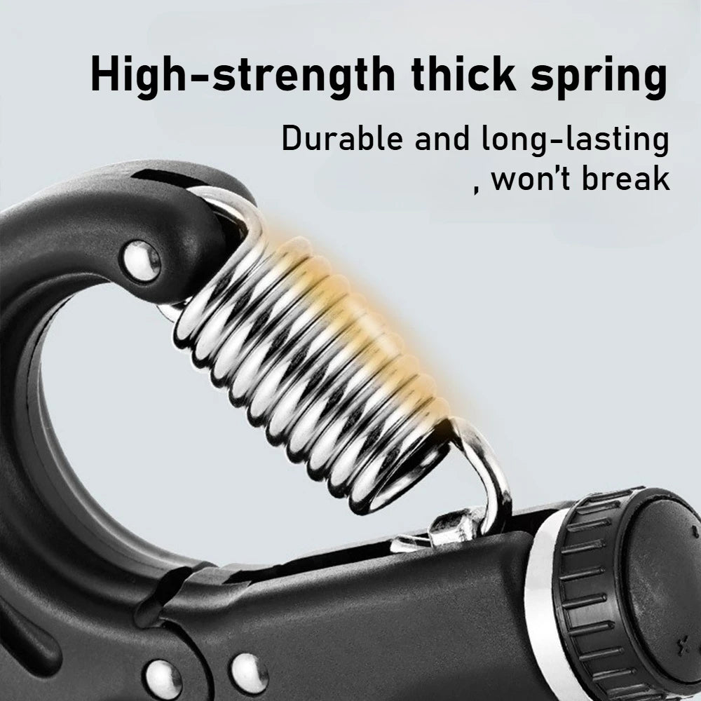 Entrenador de agarre con resistencia ajustable