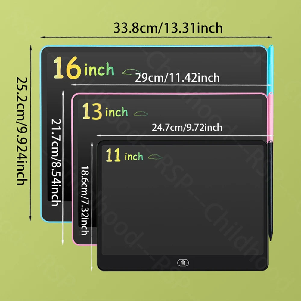 Pizarra LCD de dibujo para niños