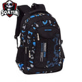 Mochila ergonómica impermeable para primaria