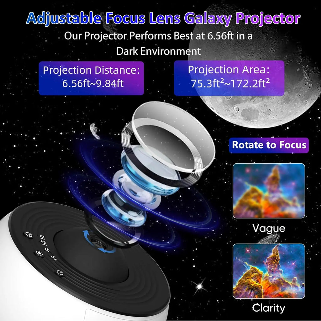Proyector de galaxias para dormitorio