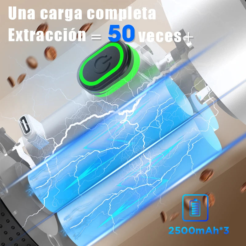 Cafetera espresso portátil que calienta el agua