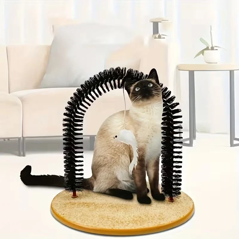 Arco de autocepillado para gatos