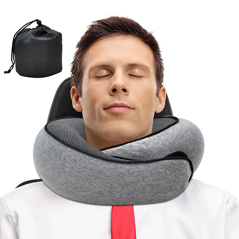 Almohada de viaje viscoelástica