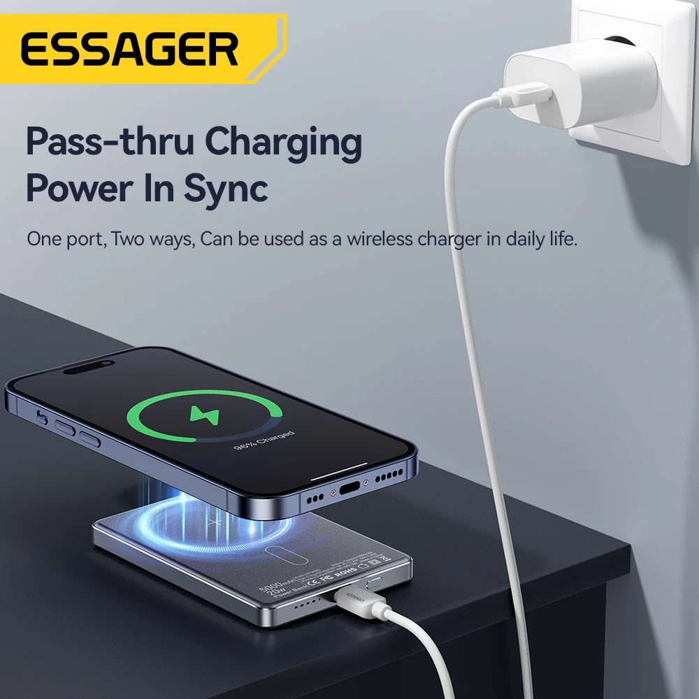 Batería magnética fina 5000 mAh