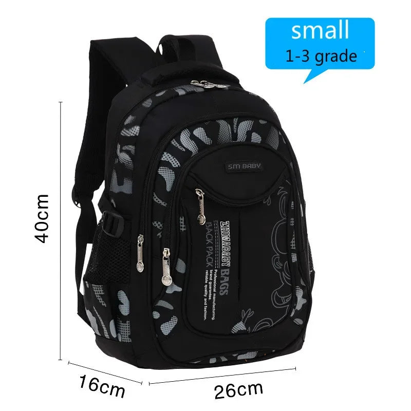 Mochila ergonómica impermeable para primaria