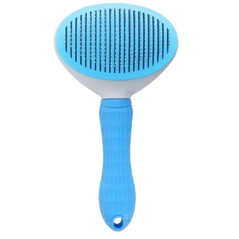 Cepillo autolimpiable para perro y gato