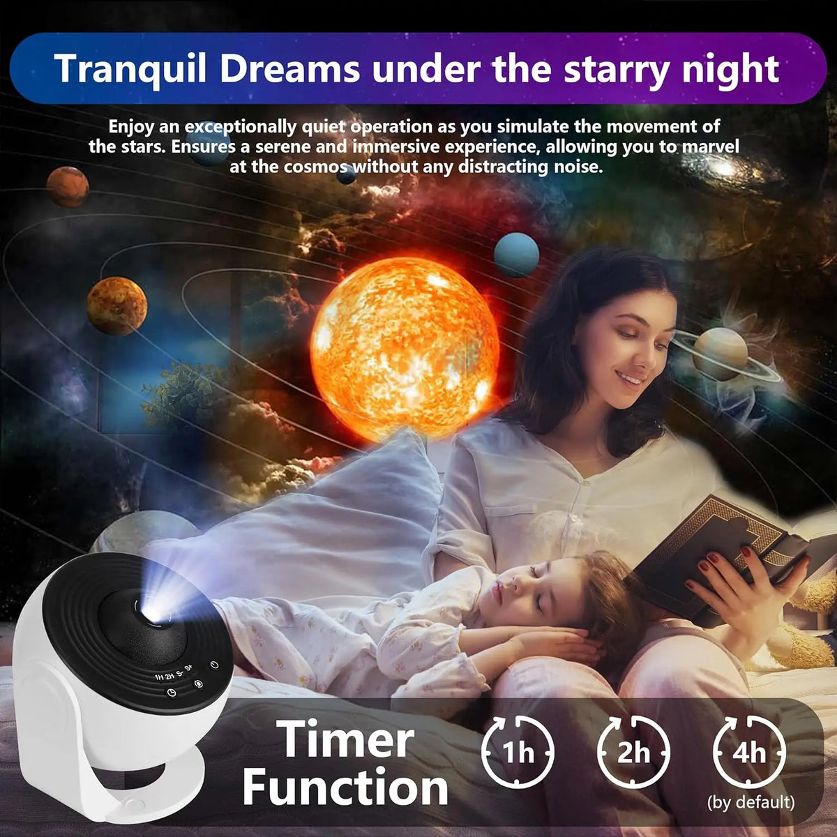 Proyector de galaxias para dormitorio