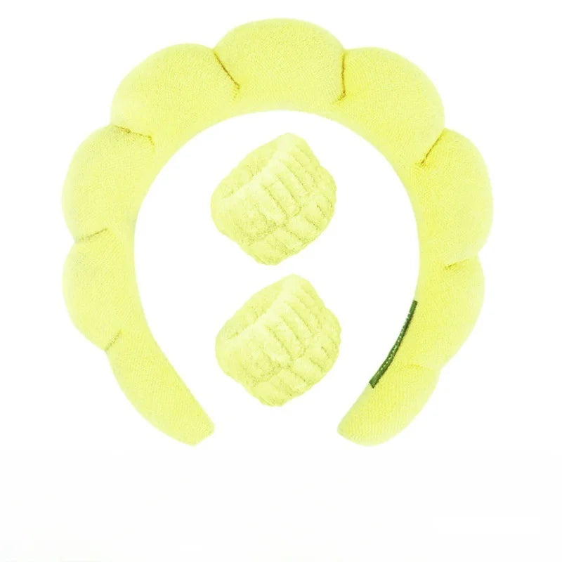 Set spa: diadema y muñequeras