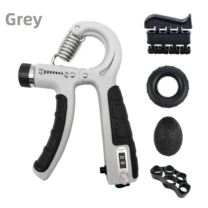 Entrenador de agarre con resistencia ajustable