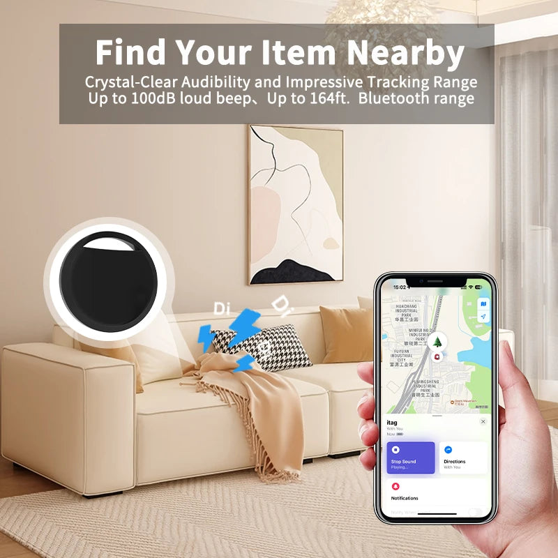 Localizador para maleta compatible con Buscar de Apple